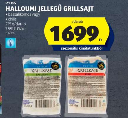 LYTTOS Halloumi jellegű grillsajt