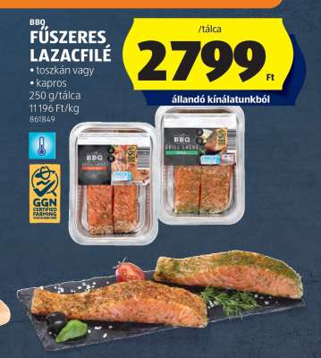 BBQ Fűszeres Lazacfilé