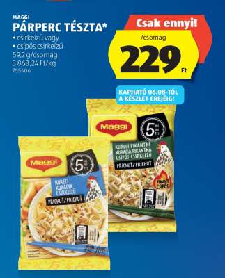 MAGGI Párperc tészta*