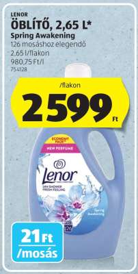 Lenor Öblítő, 2,65 L
