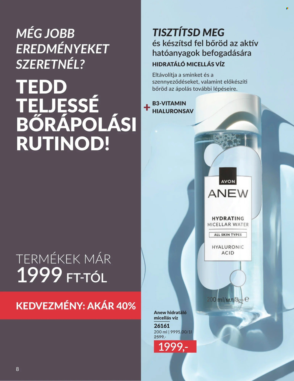 Avon akciós újságok - 2026.06.01 - 2026.06.30. Oldal 8