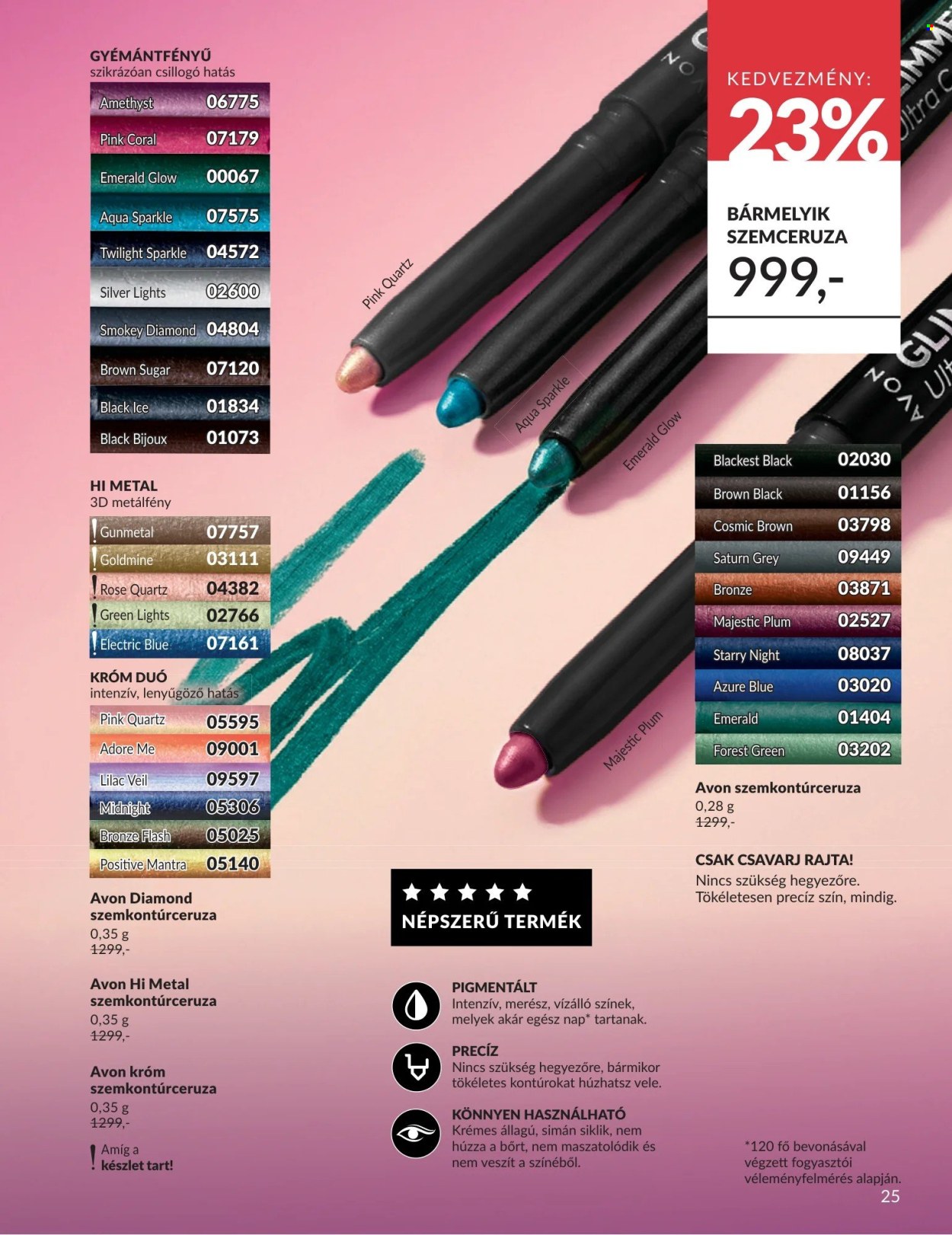Avon akciós újságok - 2026.06.01 - 2026.06.30. Oldal 25