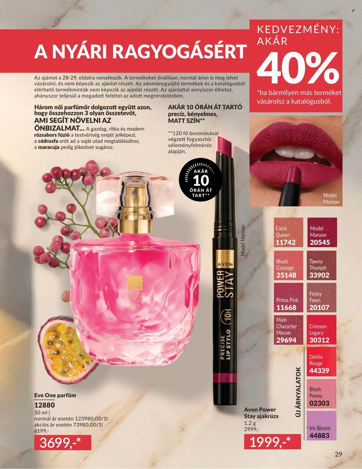 Avon akciós újságok - 2026.06.01 - 2026.06.30. Oldal 29