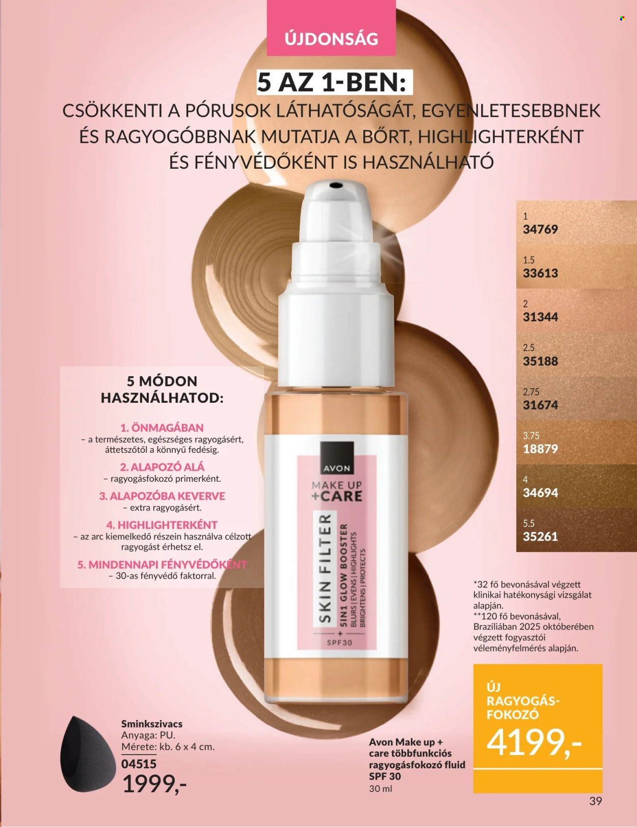 Avon akciós újságok - 2026.06.01 - 2026.06.30. Oldal 39