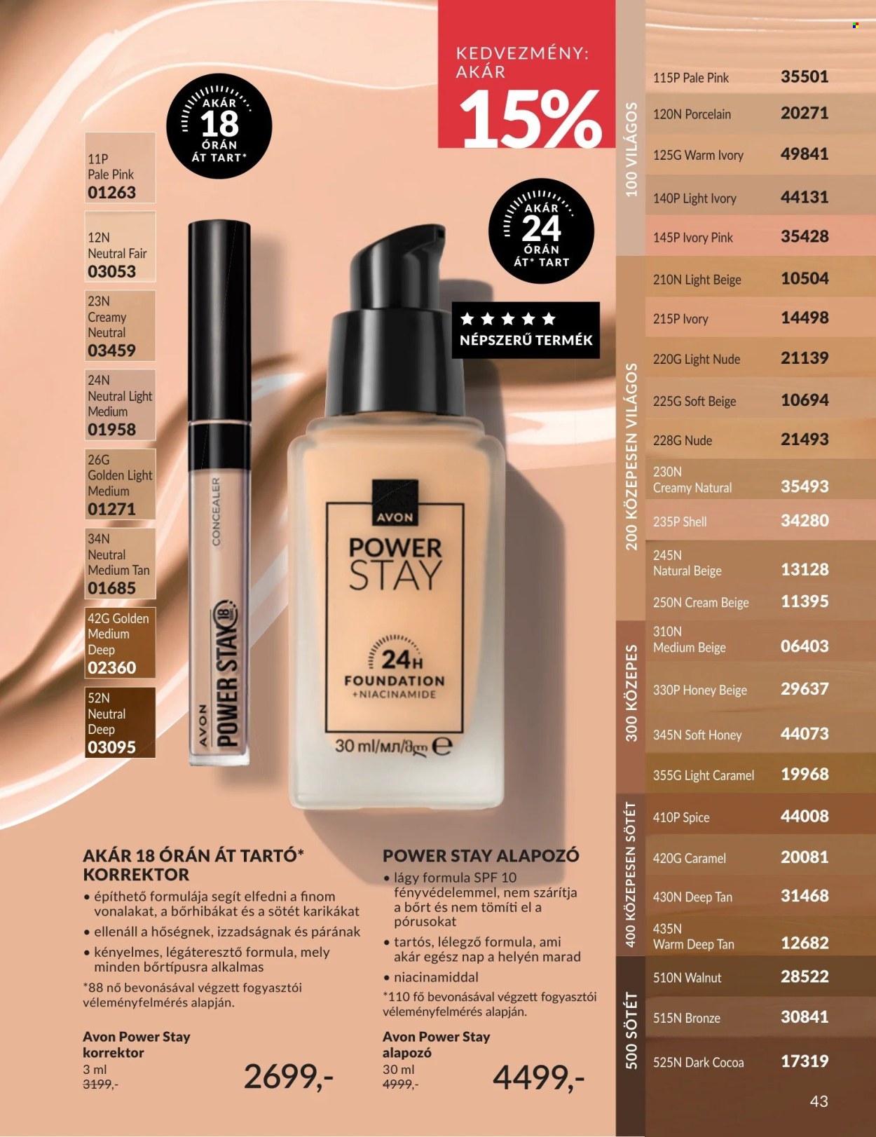 Avon akciós újságok - 2026.06.01 - 2026.06.30. Oldal 43