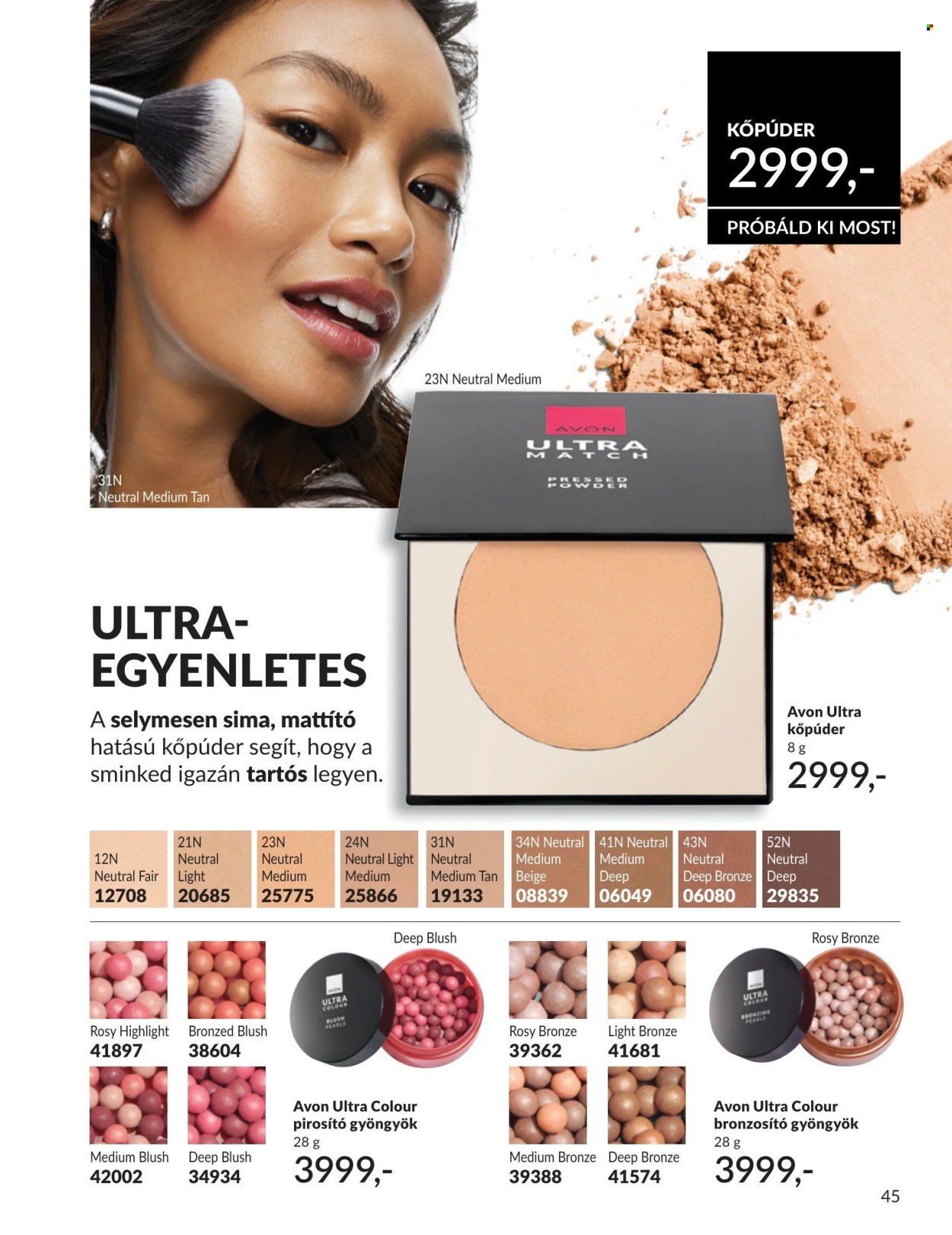 Avon akciós újságok - 2026.06.01 - 2026.06.30. Oldal 45
