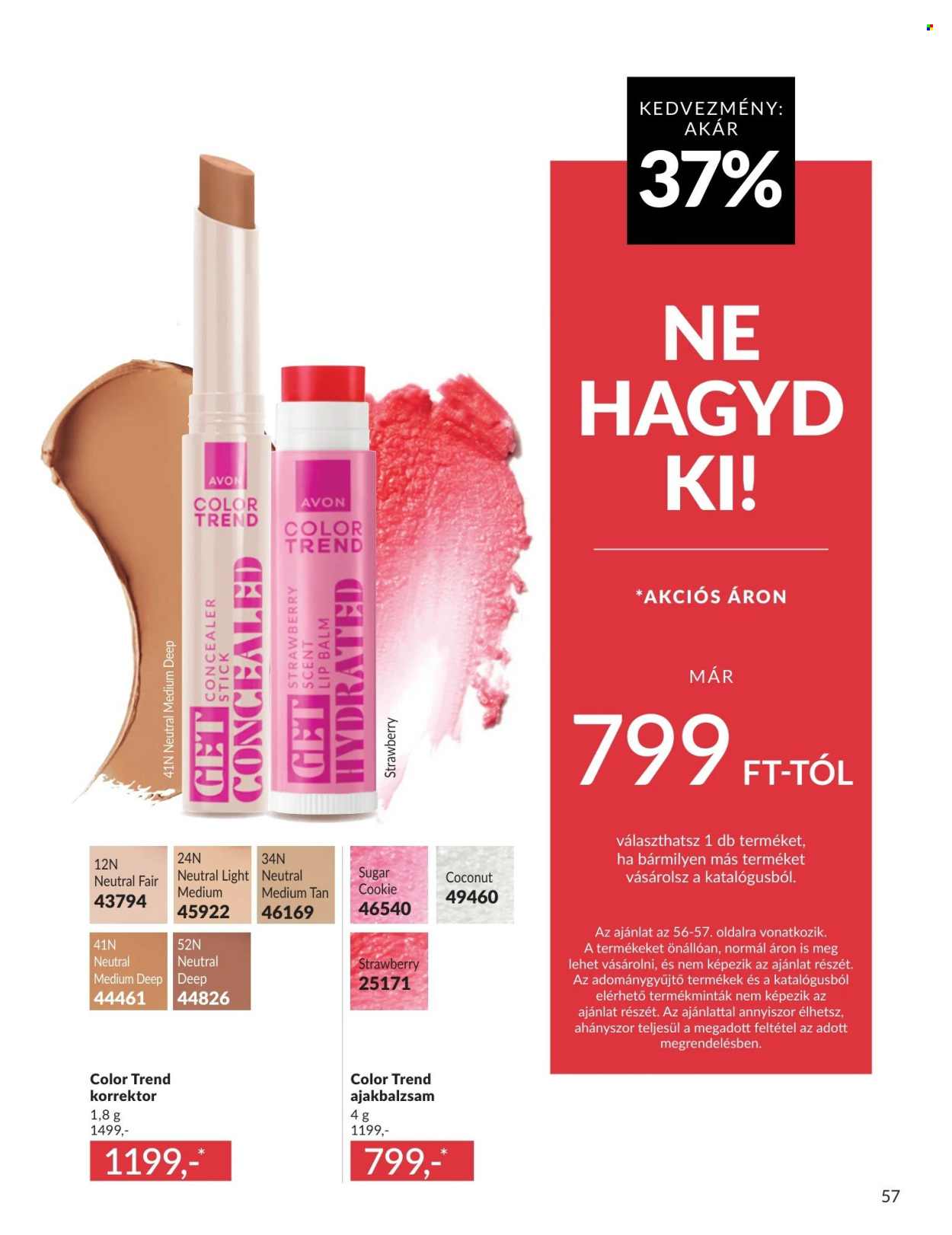 Avon akciós újságok - 2026.06.01 - 2026.06.30. Oldal 57