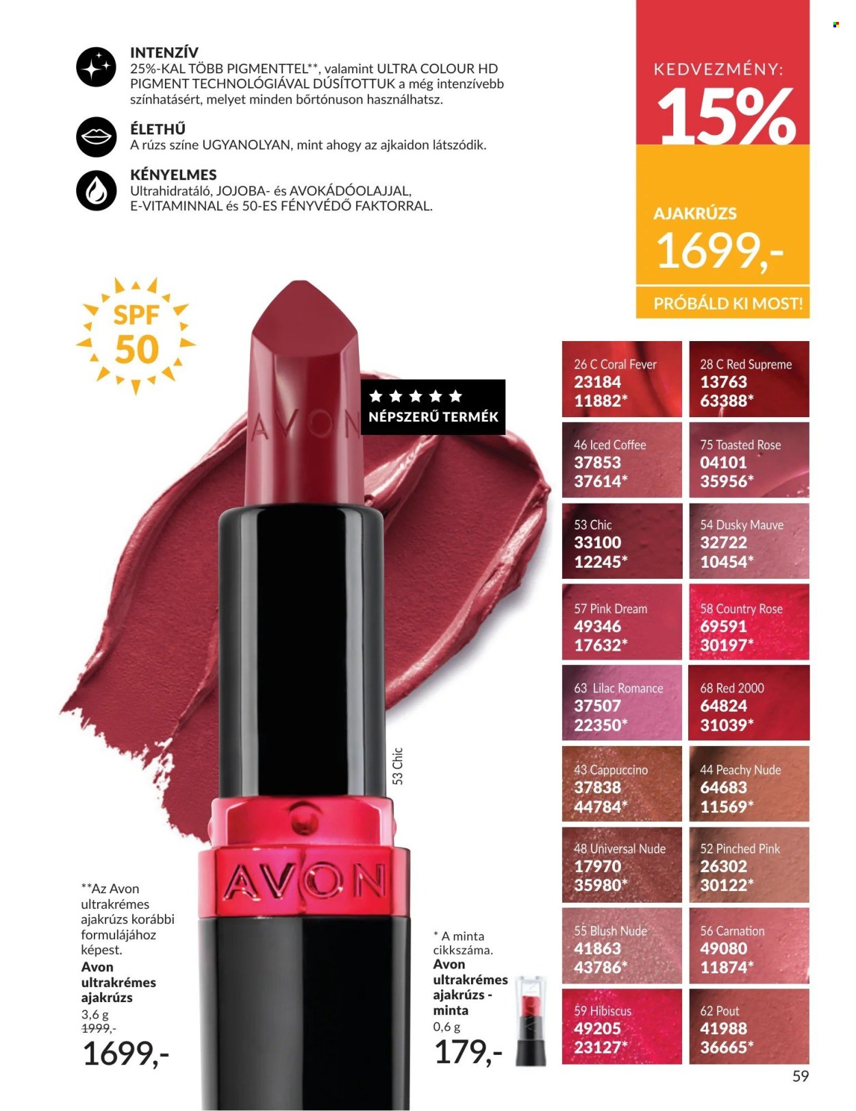 Avon akciós újságok - 2026.06.01 - 2026.06.30. Oldal 59