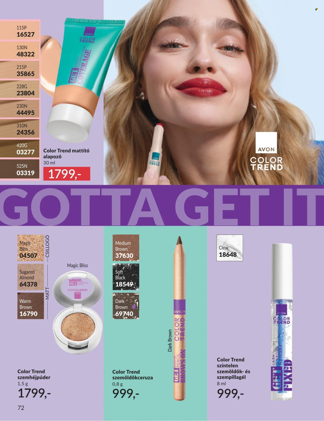 Avon akciós újságok - 2026.06.01 - 2026.06.30. Oldal 72