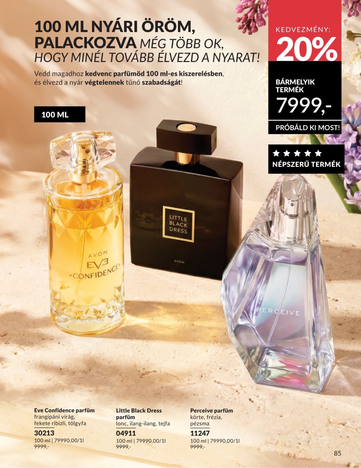 Avon akciós újságok - 2026.06.01 - 2026.06.30. Oldal 85