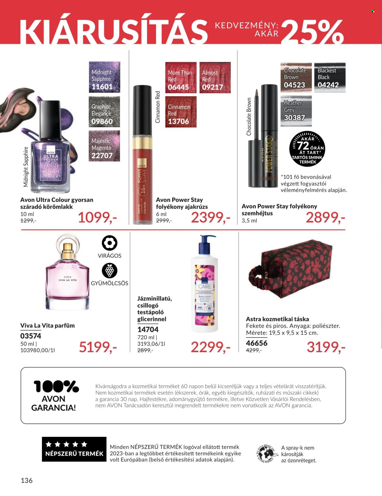 Avon akciós újságok - 2026.06.01 - 2026.06.30. Oldal 136