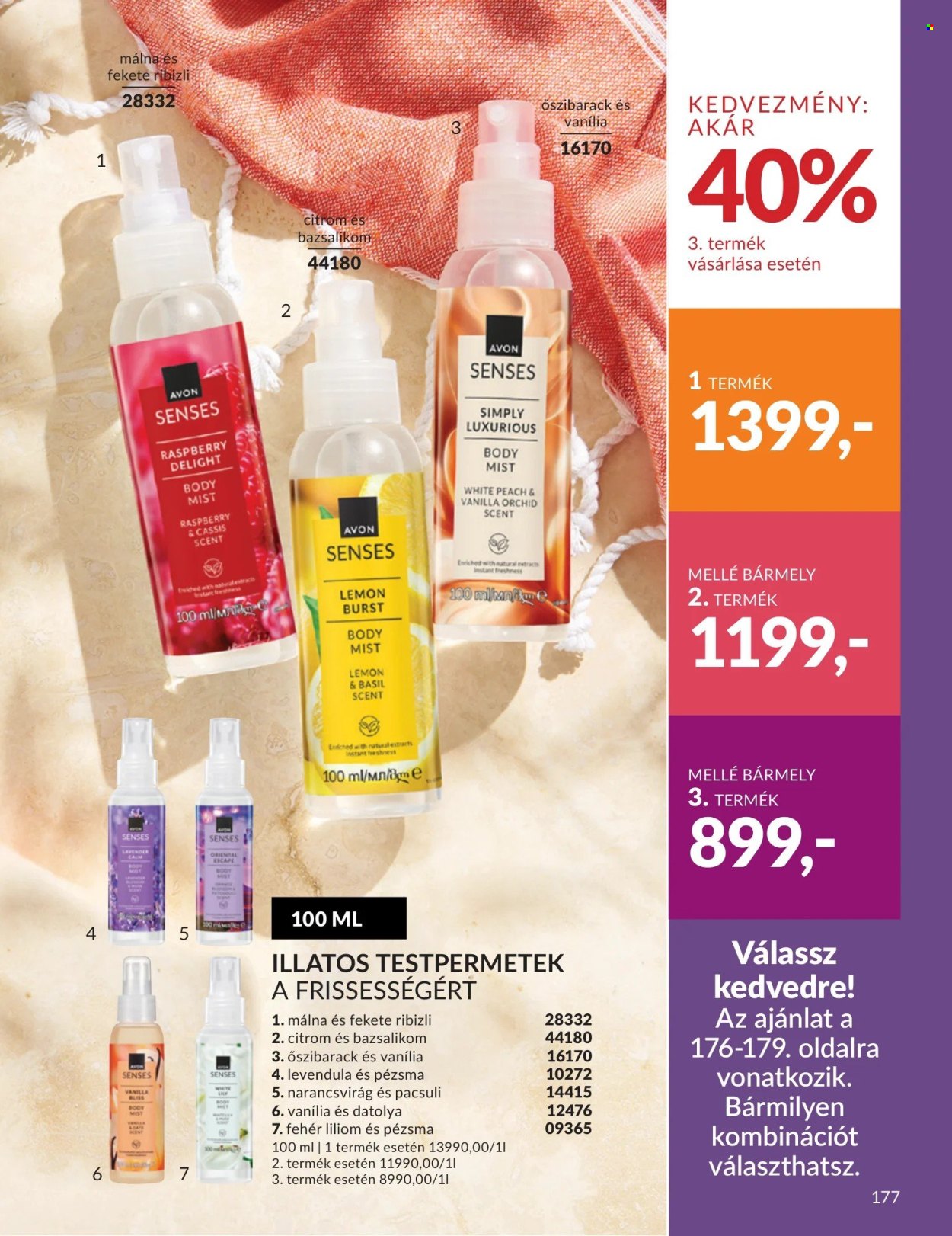 Avon akciós újságok - 2026.06.01 - 2026.06.30. Oldal 177