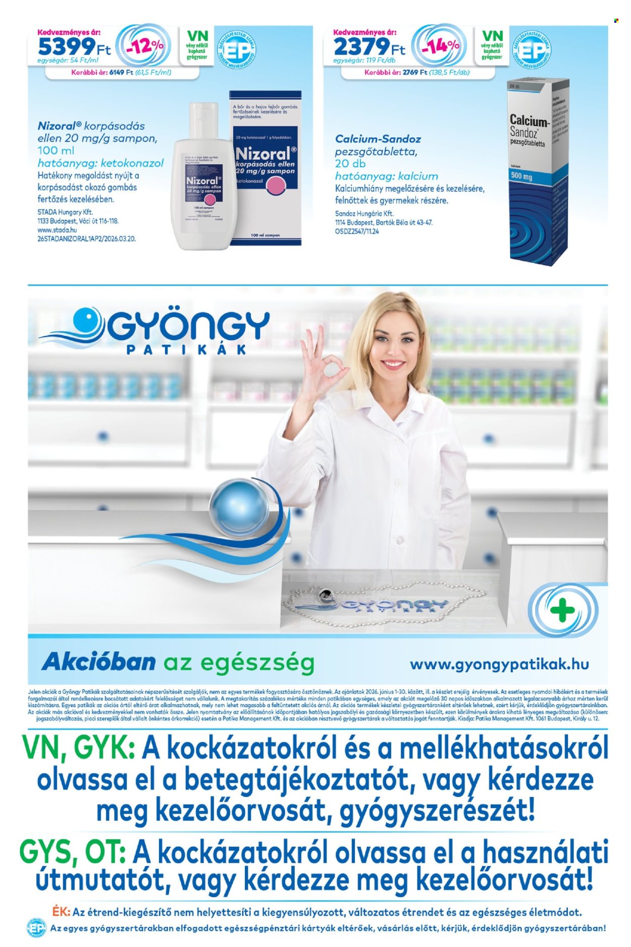 Gyöngy Patikák akciós újságok - 2026.06.01 - 2026.06.30. Oldal 20