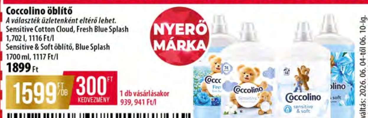 Coccolino Öblítő