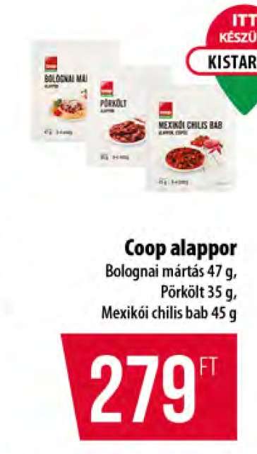 Coop alappor