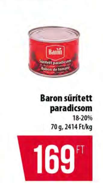 Baron sűrített paradicsom
