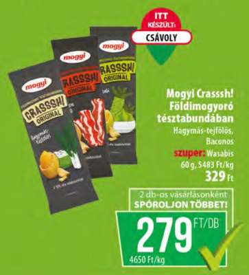 Mogyi Crasssh! Földimogyoró tésztabundában