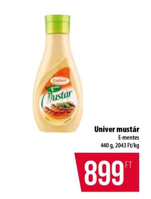UNIVER﻿﻿ Mustár*