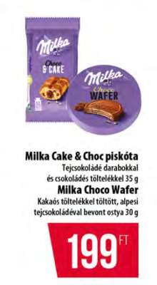 Milka Cake & Choc piskóta / Milka Choco Wafer