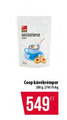 Coop kávékrémpor
