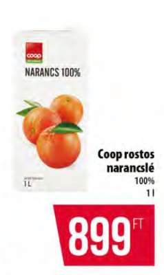 Coop rostos narancslé