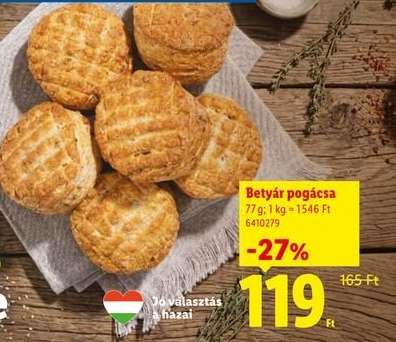 Betyár pogácsa
