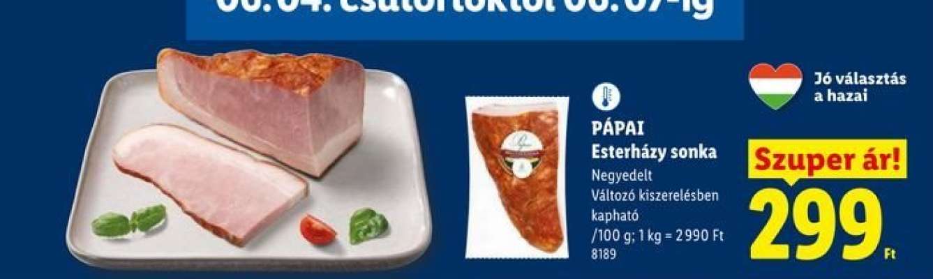 PÁPAI Esterházy sonka