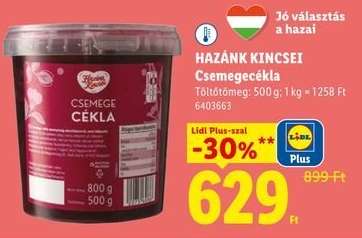 Hazánk kincsei Csemegecékla