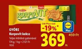 GYŐRI Korpovit keksz