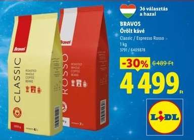 BRAVOS Őrölt kávé*