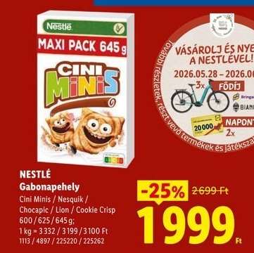 NESTLÉ Gabonapehely