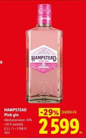 HAMPSTEAD Pink gin*