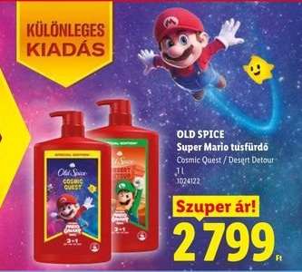 OLD SPICE Super Mario tusfürdő