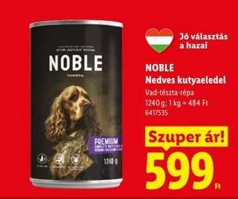 NOBLE Nedves kutyaeledel