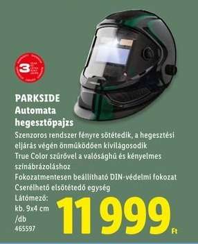 PARKSIDE Automata hegesztőpajzs