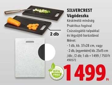 SILVERCREST Vágódeszka