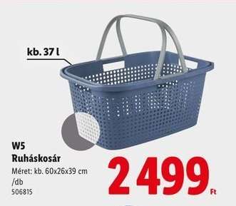 W5 Ruháskosár