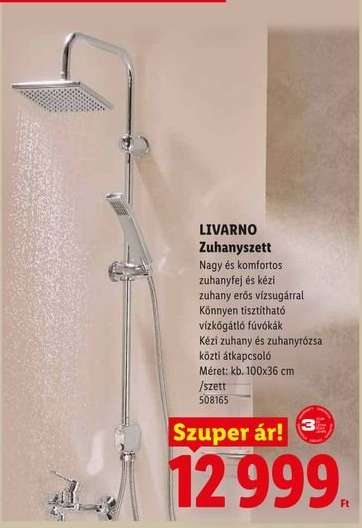 LIVARNO Zuhanyszett