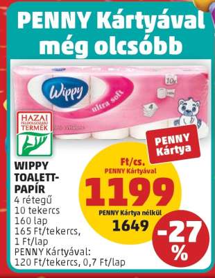 Wippy Toalettpapír