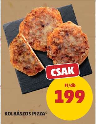 Kolbászos pizza