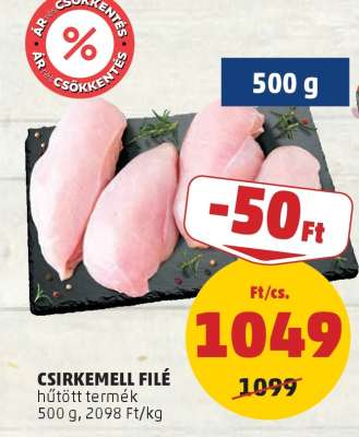 Csirkemell filé