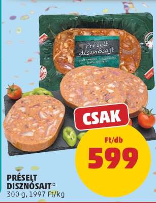 Préselt disznósajt