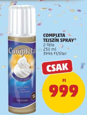 Completa Tejszín Spray