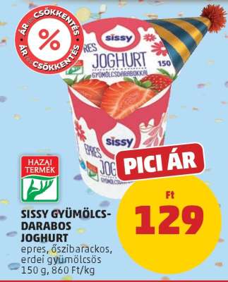 Sissy Gyümölcs-Darabos Joghurt