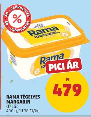 RAMA TÉGELYES MARGARIN