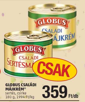 Globus családi májkrém
