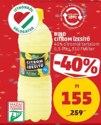 Bino Citrom Ízesítő