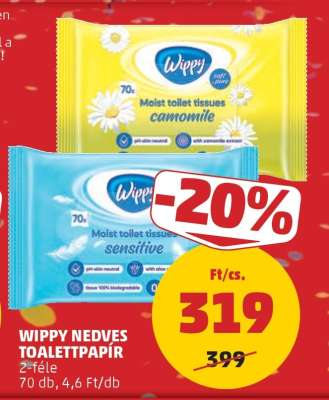 Wippy Nedves Toalettpapír