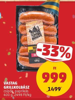 Vastag Grillkolbász