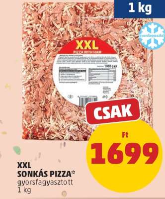 XXL Sonkás Pizza